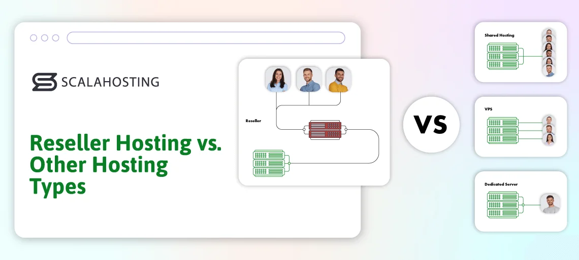 What is Reseller Hosting? Is it Profitable?, Reseller Hosting vs. Other Hosting Types