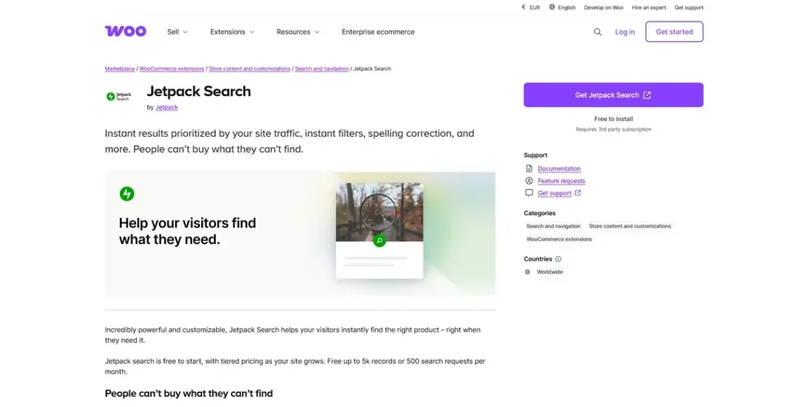Best WooCommerce Plugins to Scale Your Online Store in 2026, Jetpack Search