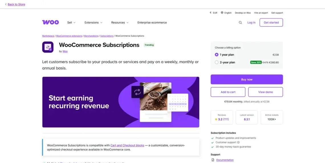 Best WooCommerce Plugins to Scale Your Online Store in 2026, WooCommerce Subscriptions